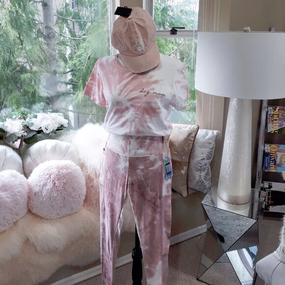 Dreamsicle t-shirt, Ready to Go leggings & David & Young baseball cap bundle set - Picture 3 of 13